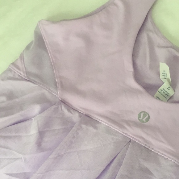 lululemon athletica Tops - Lululemon Lilac, mesh detail never worn  size 10